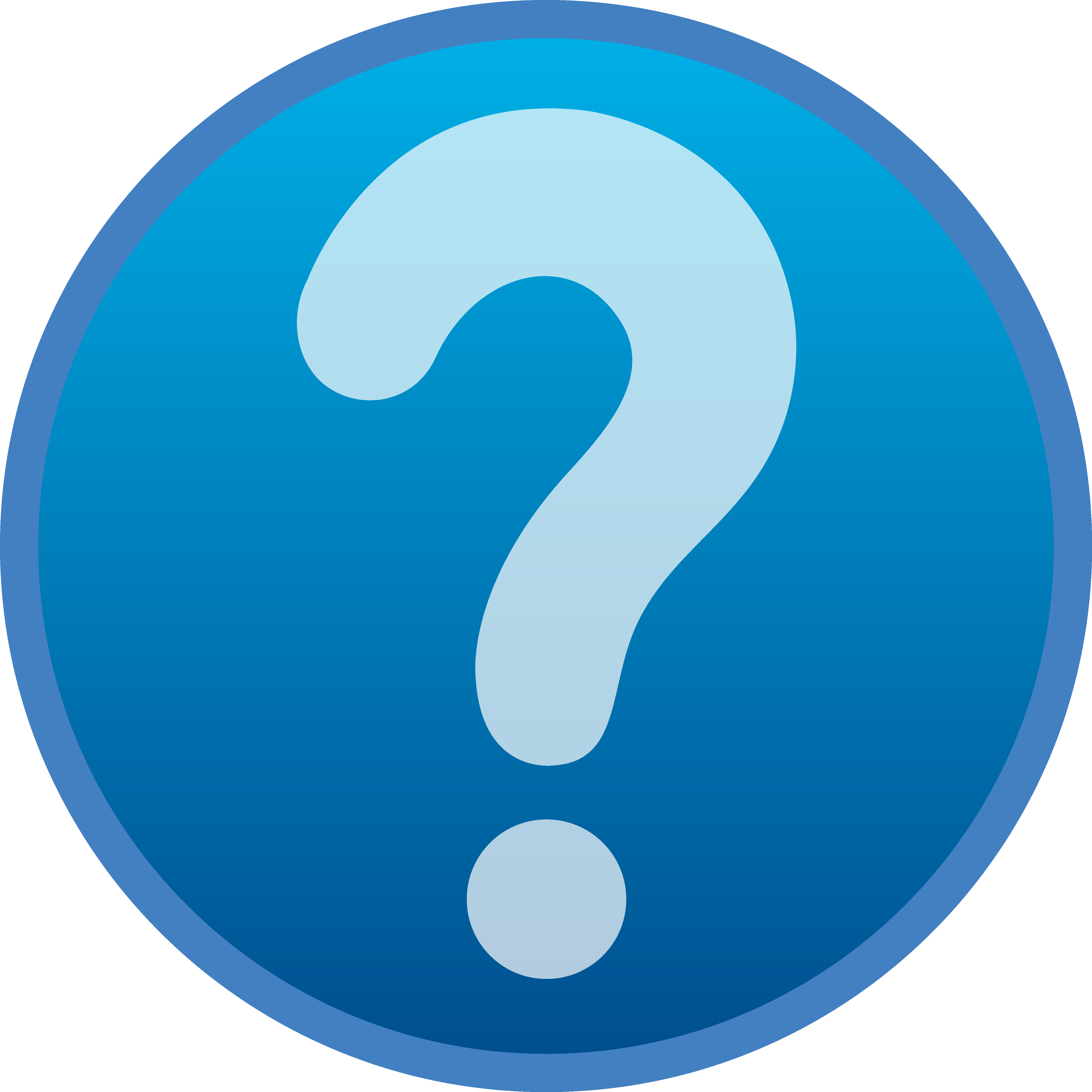 Question Mark Button Icon - Free Clip Art