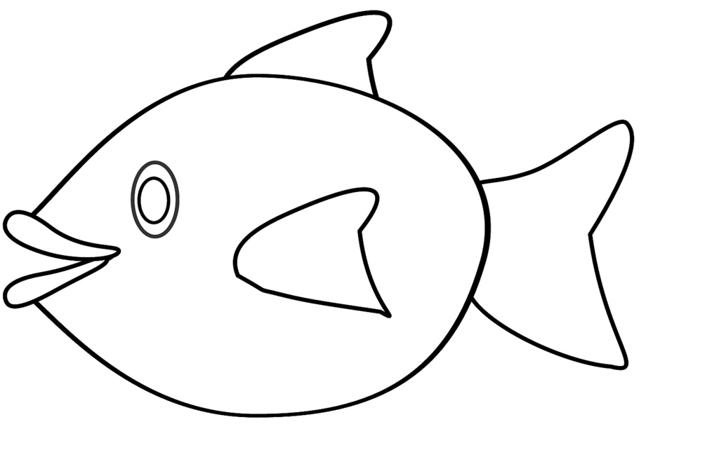 BW fish sketch to colour 25 cm long | Flickr - Photo Sharing!