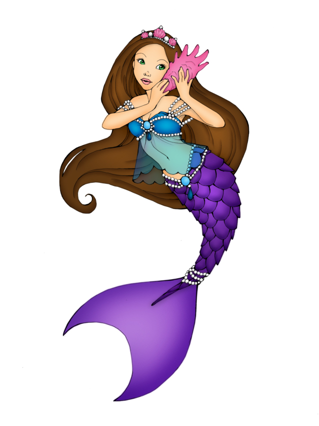 Clip Arts Related To : mermaid coloring pages. view all Cartoon Pictures Of ...