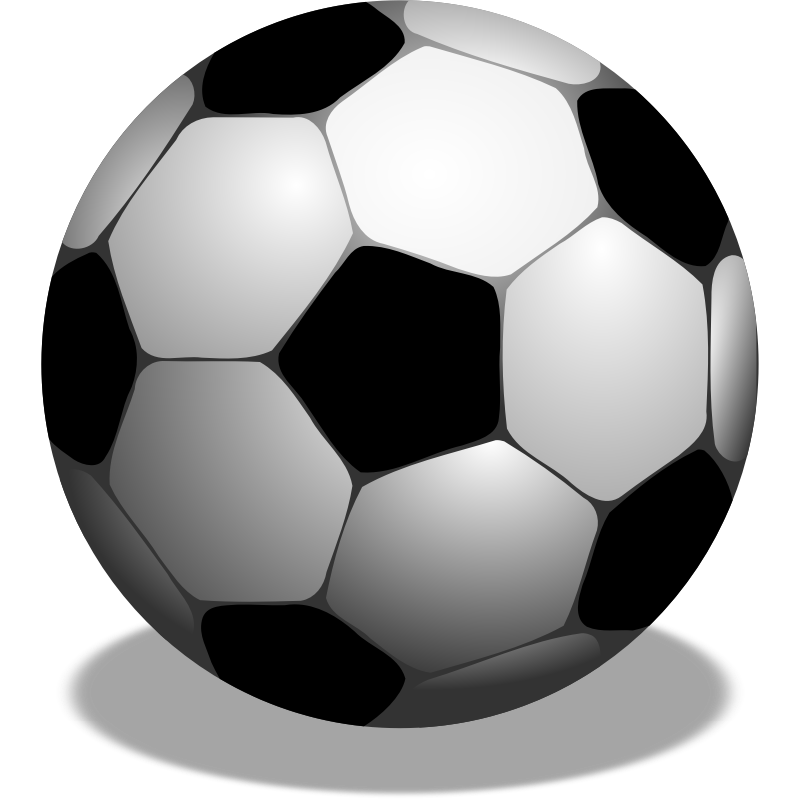 Clipart - Football, futbolo kamuolys