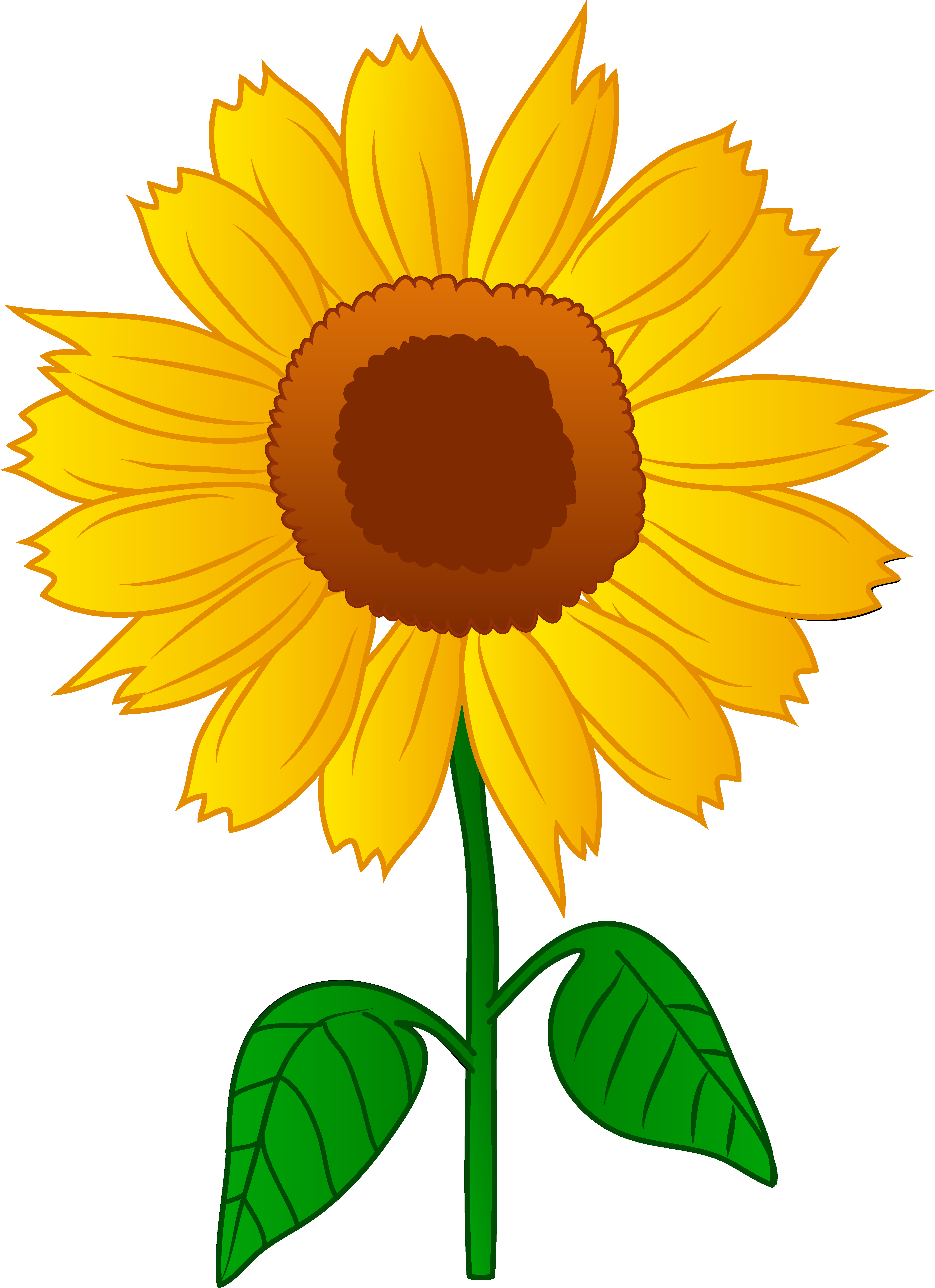 Free Cartoon Sunflower, Download Free Cartoon Sunflower png images