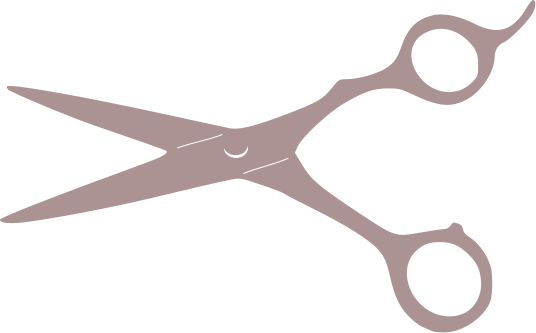 Pink Hair Scissors And Comb Set Salon Tools Icon - Free Icons