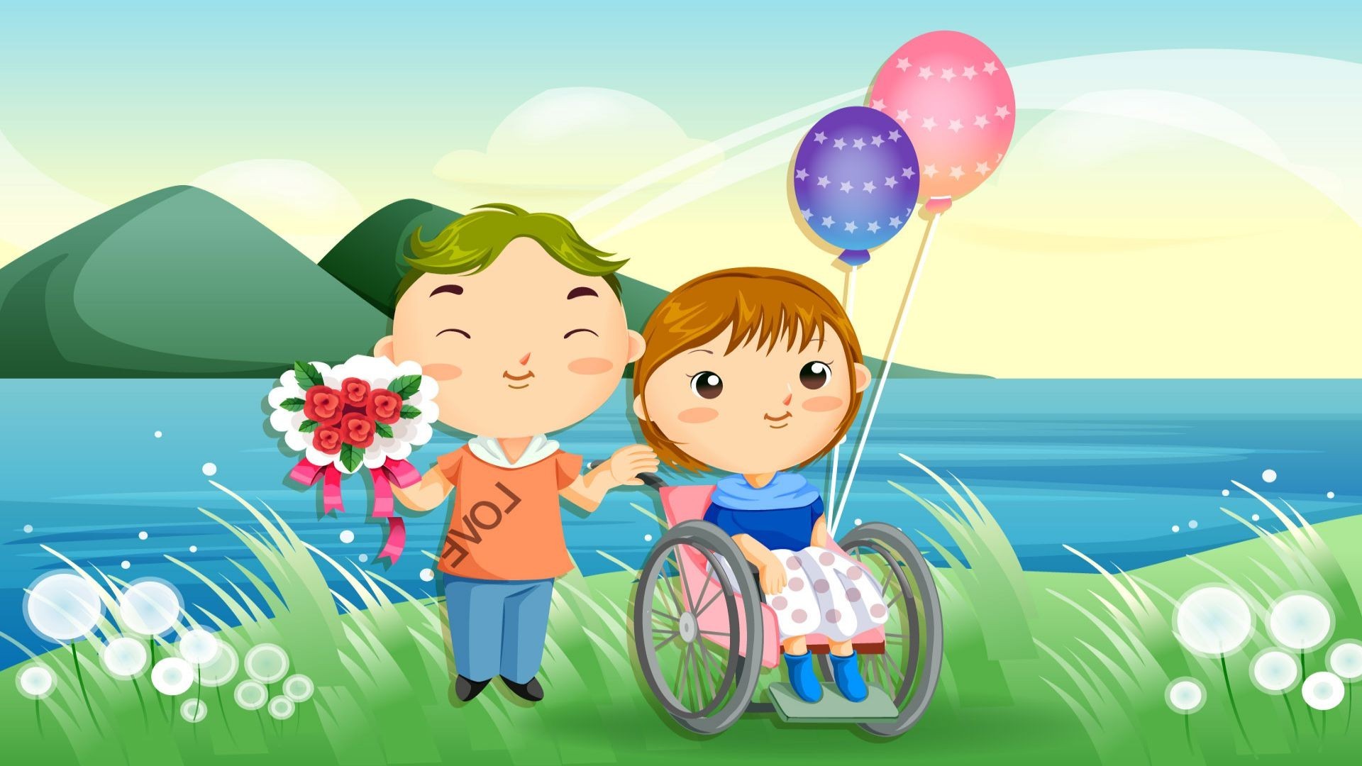 cute couple cartoon wallpapers hd mobile - Clip Art Library