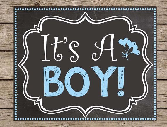 its a boy announcement.