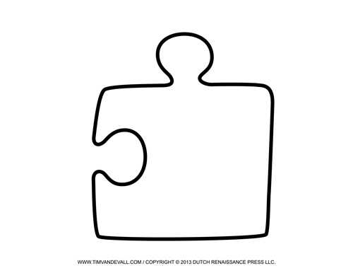 Blank Puzzle Piece Template ? Free Single Puzzle Piece Images | PDF