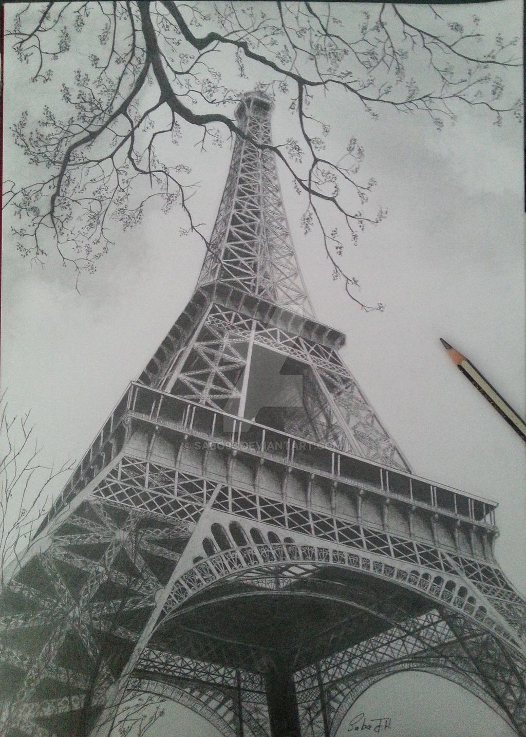 Eiffel Tower by Sabo93 on Clipart library