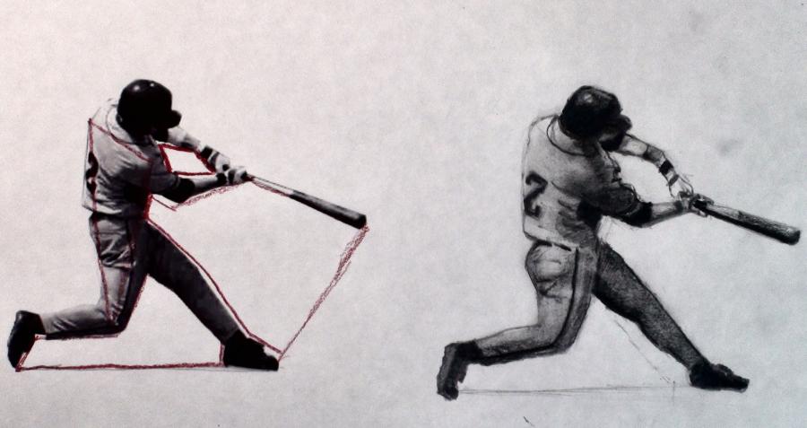 How to Draw a Baseball Player Step by Step - Merrill Kazanjian