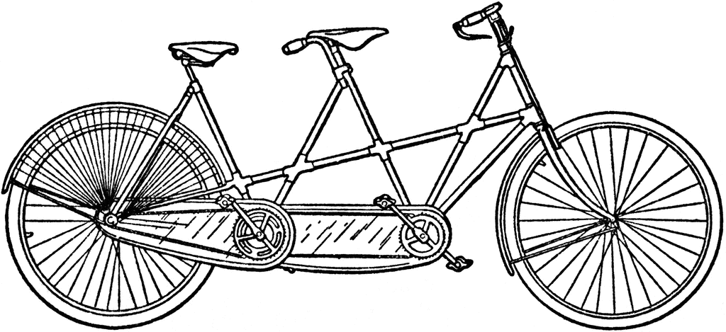 Vintage Tandem | Beautiful Bikes | Clipart library
