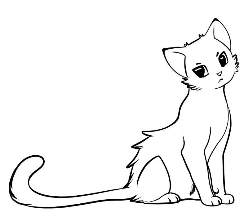 Free Cat Line Art, Download Free Cat Line Art png images, Free ClipArts