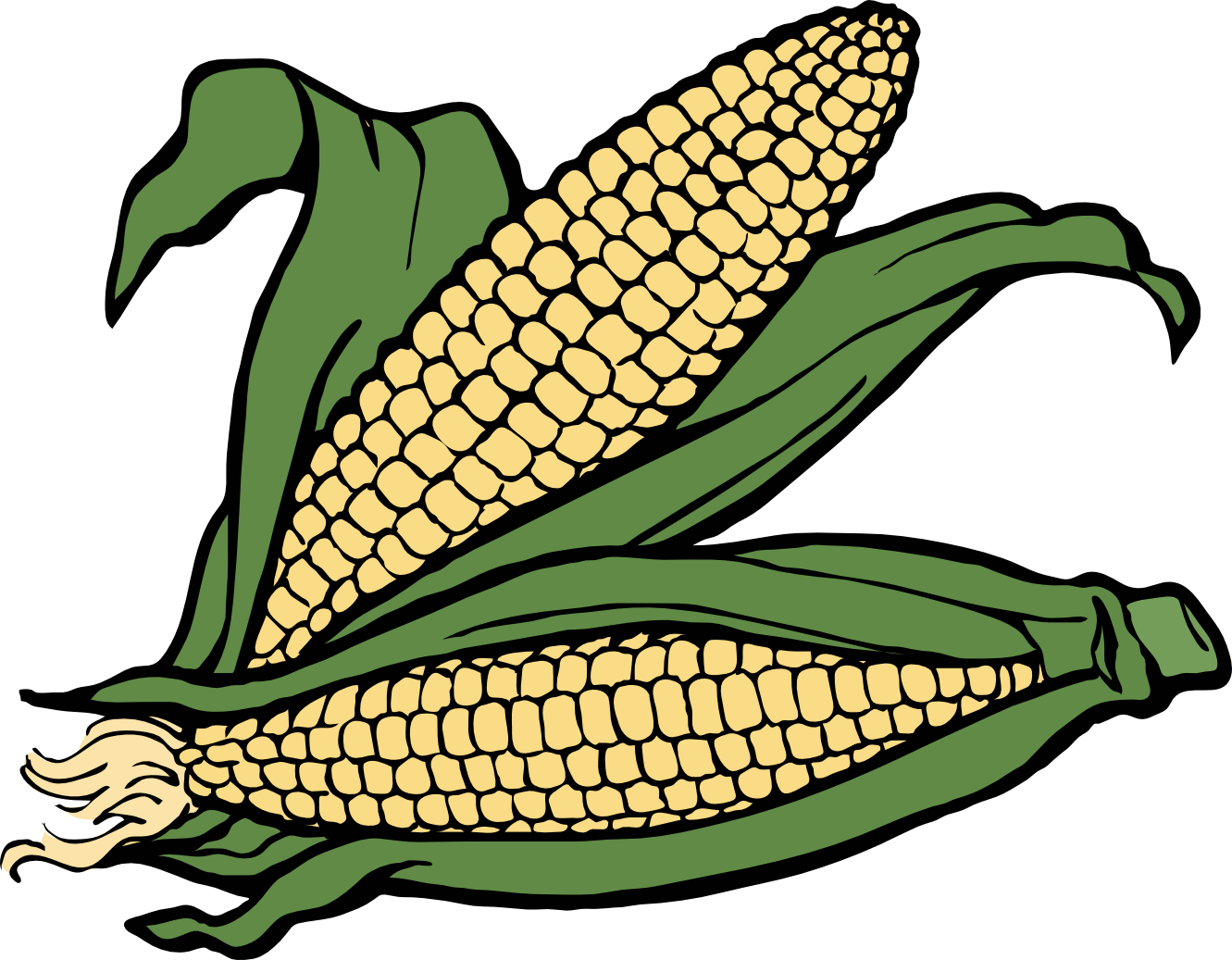 Pix For  Fall Corn Clipart