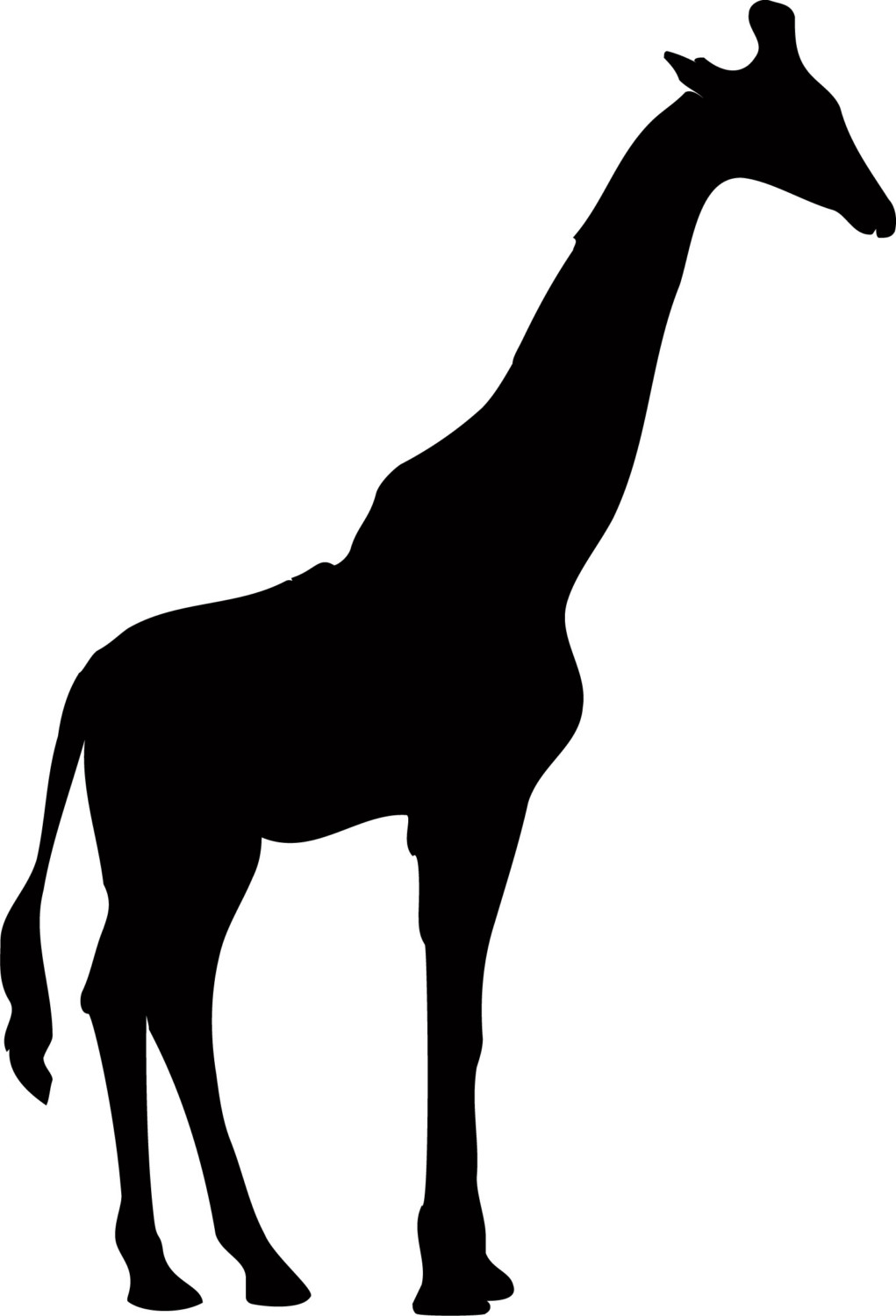 Giraffe Silhouette Clip Art 