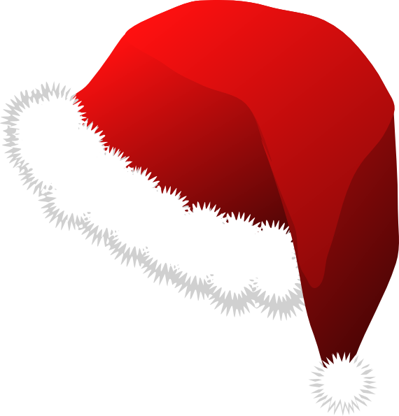 Download PNG image: Christmas Santa Claus red hat PNG image