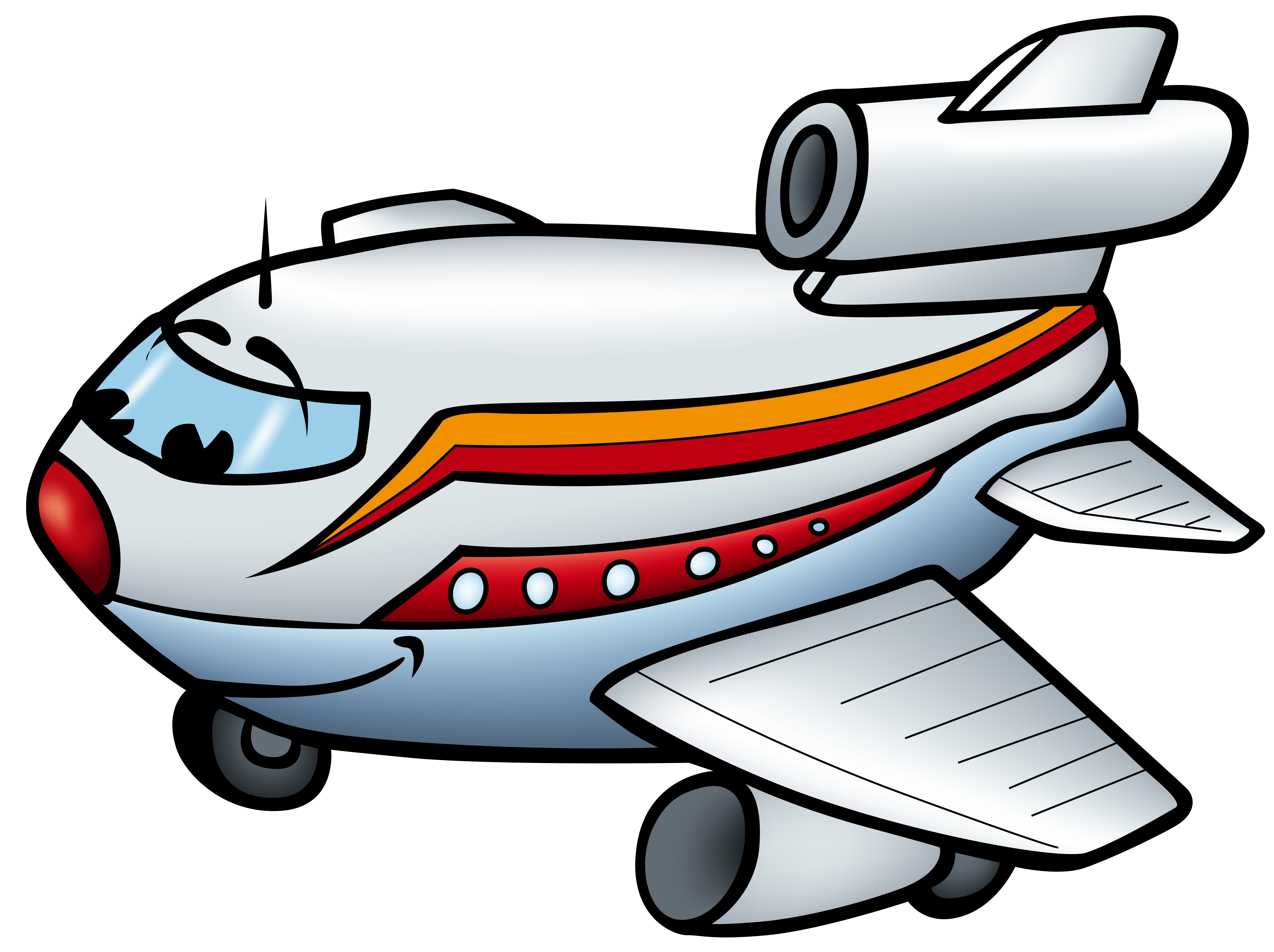 clip art cartoon airplane free - photo #35