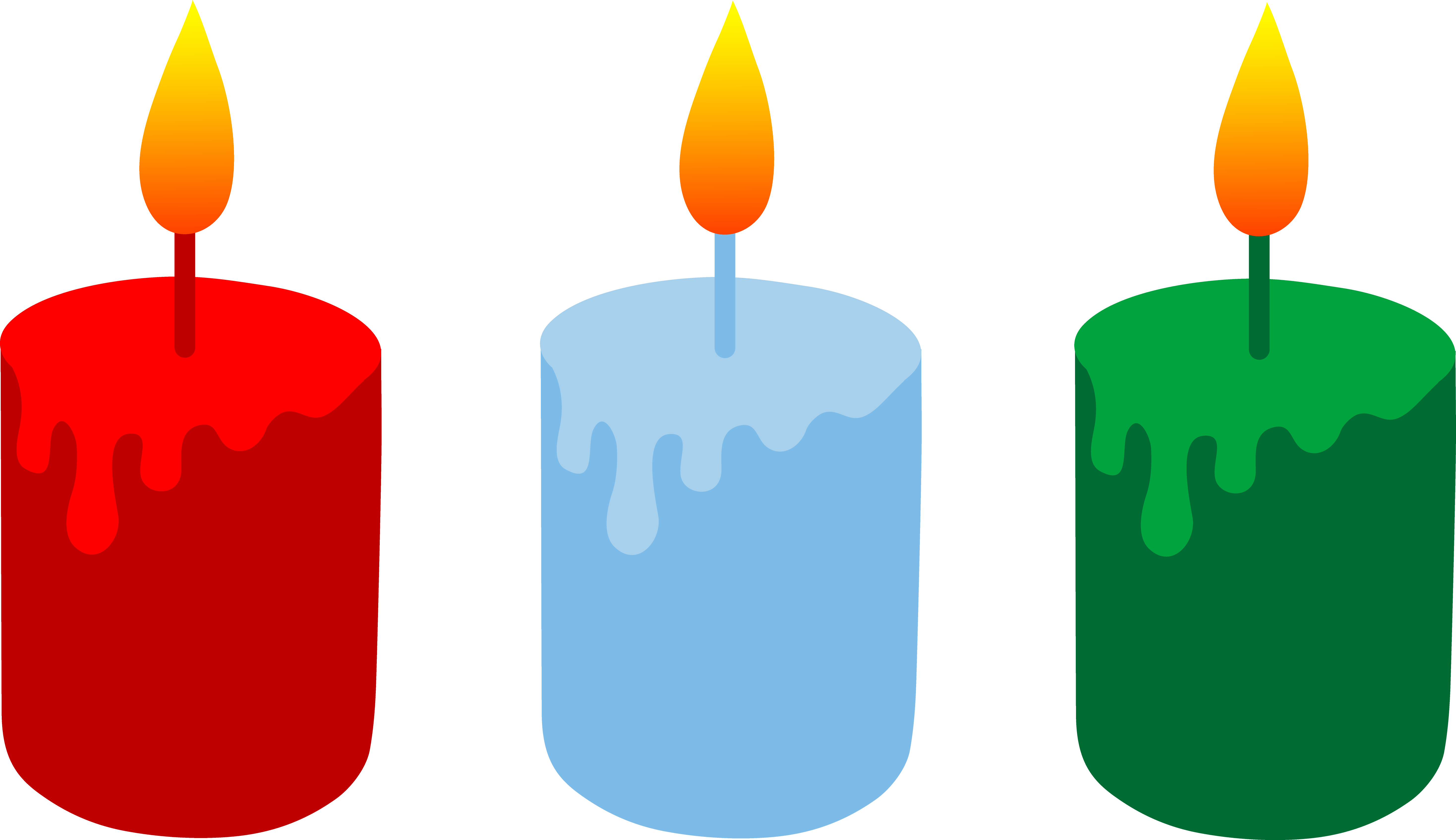 invisible zone of candle flame clipart