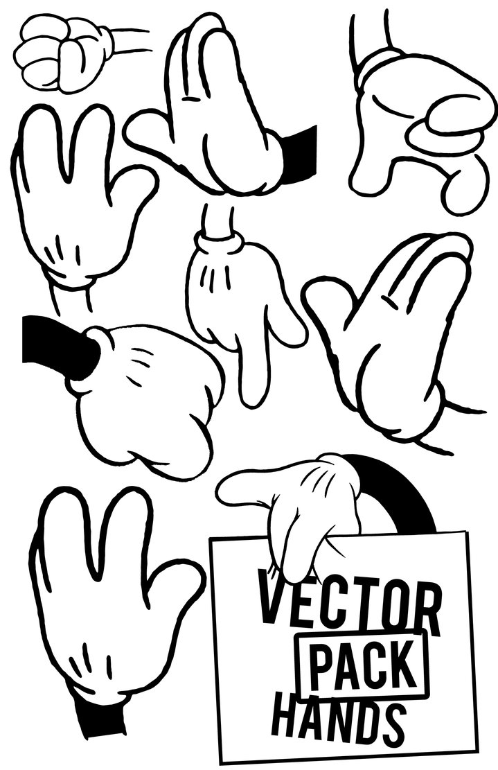 Hands Vector Pack by Jonny-Doomsday on Clipart library