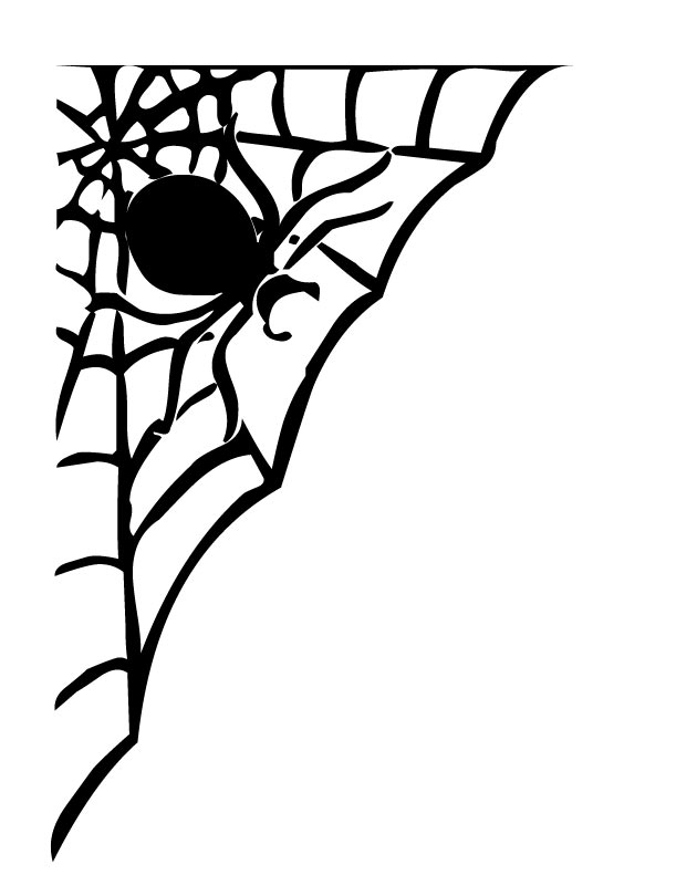 Printable Spider-Web coloring page from FreshColoring.