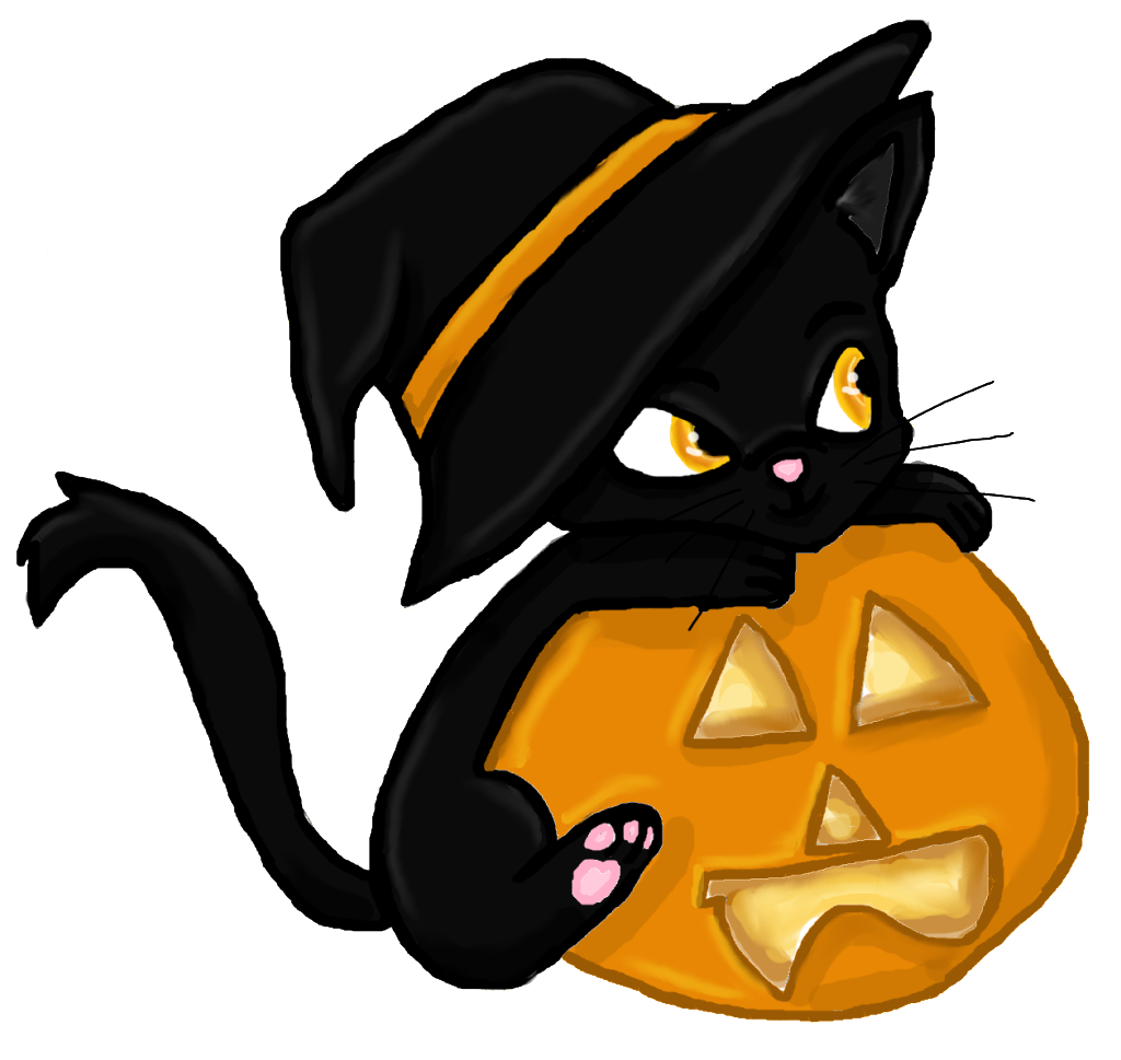 free clip art halloween cat - photo #14