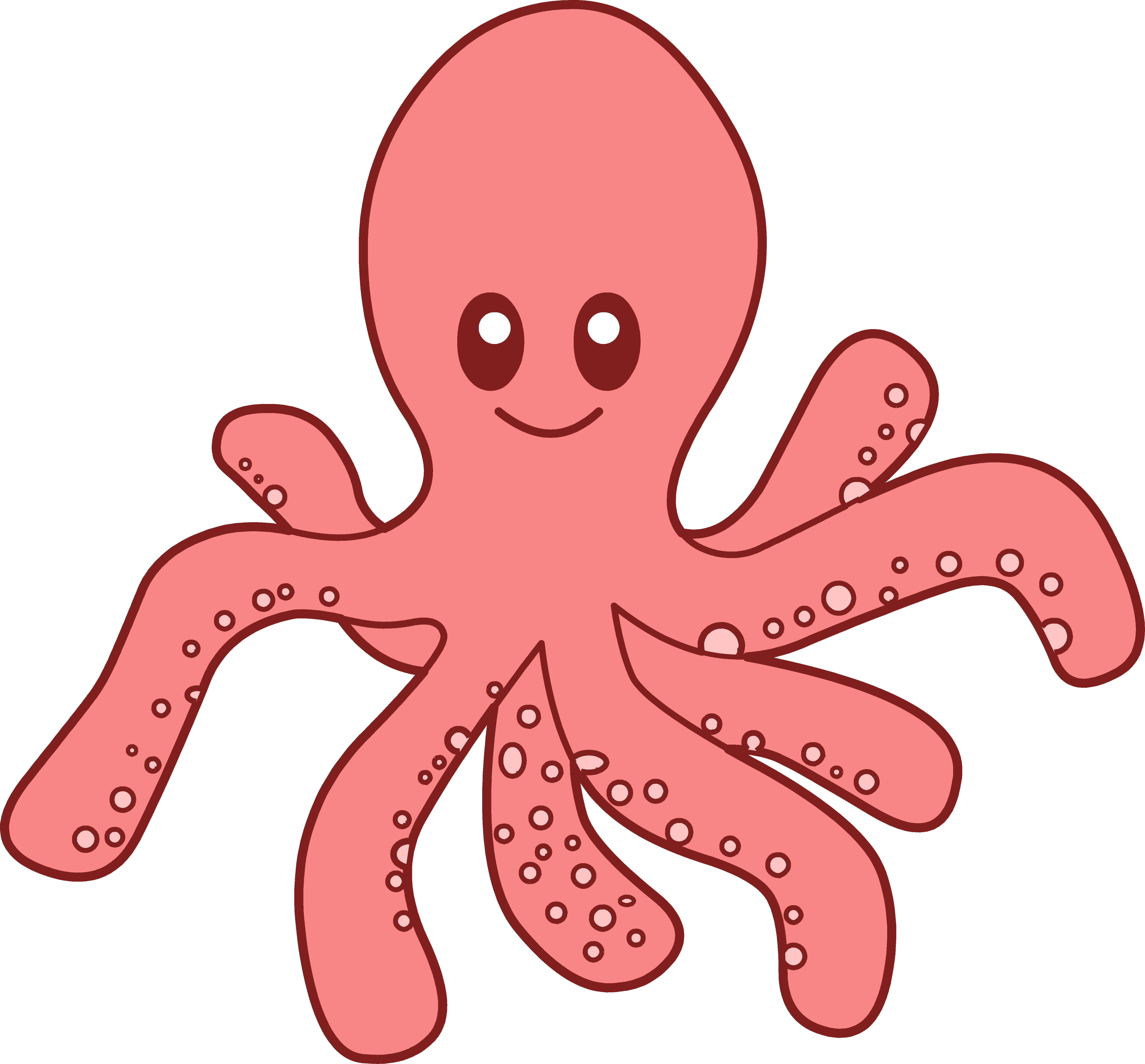 Pictures Of Cartoon Octopus 
