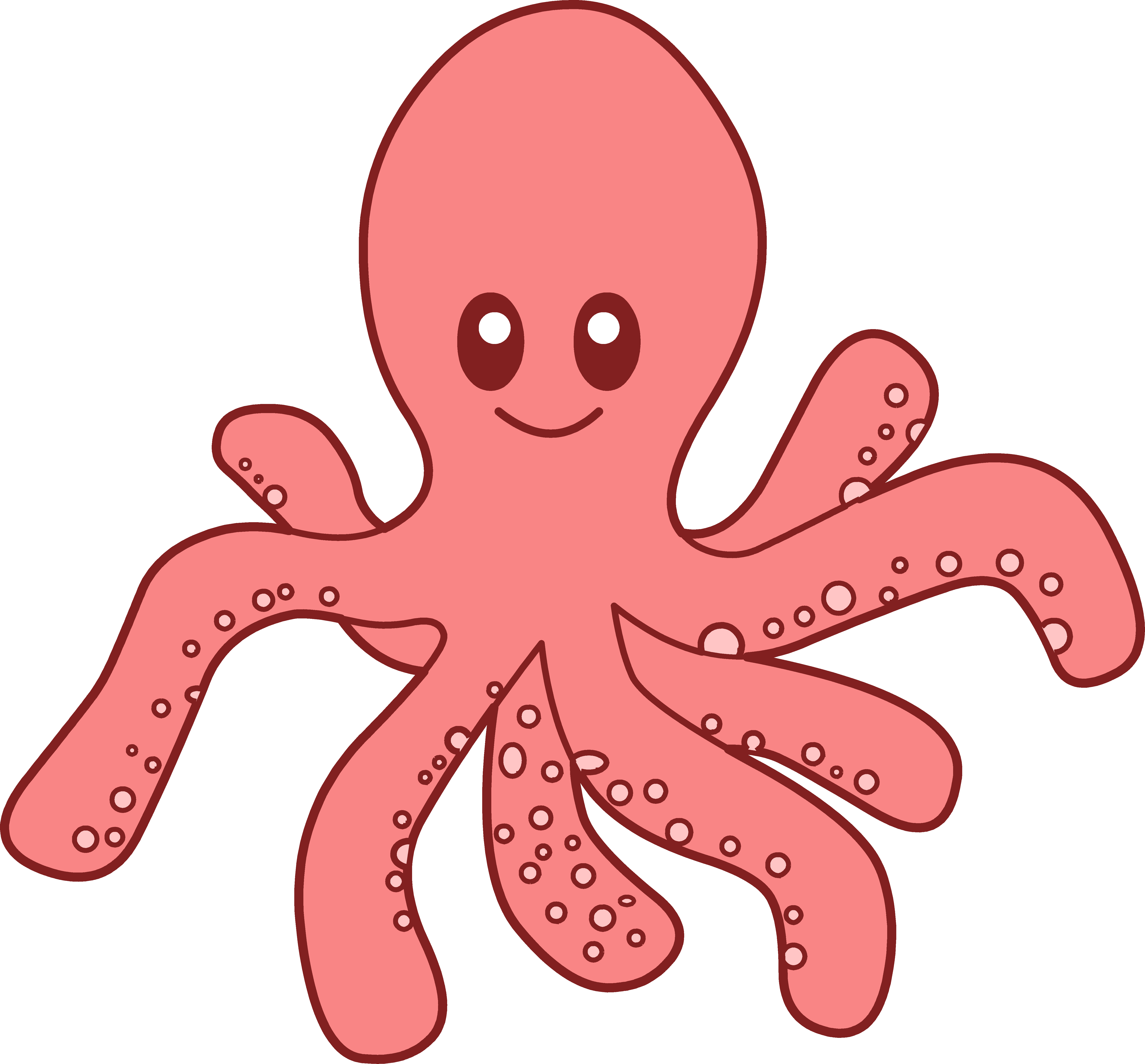 Cute Octopus Cartoon Drawing Images  Pictures - Becuo