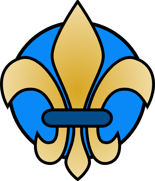 Fleur De Lis Gold clip art - vector clip art online, royalty free 