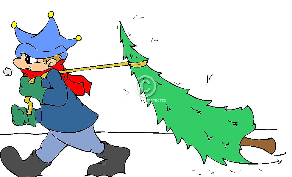 Free Christmas Tree Clip Art � Diehard Images, LLC - Royalty-free 
