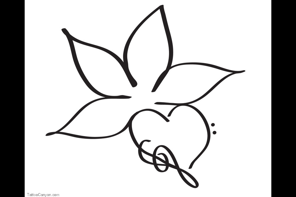 Free Designs Simple Flower Tattoo Design Wallpaper Picture #