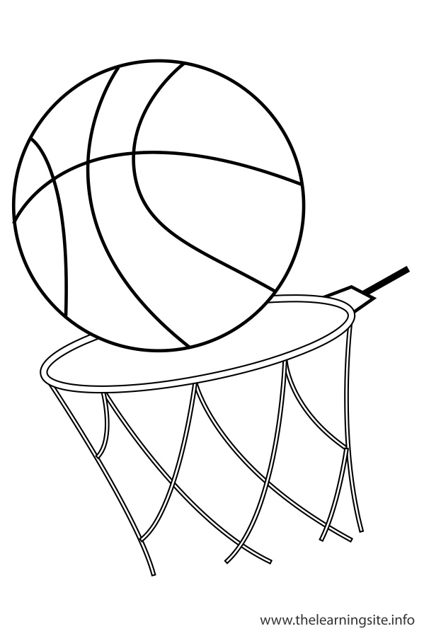 Free Basketball Outline, Download Free Basketball Outline
