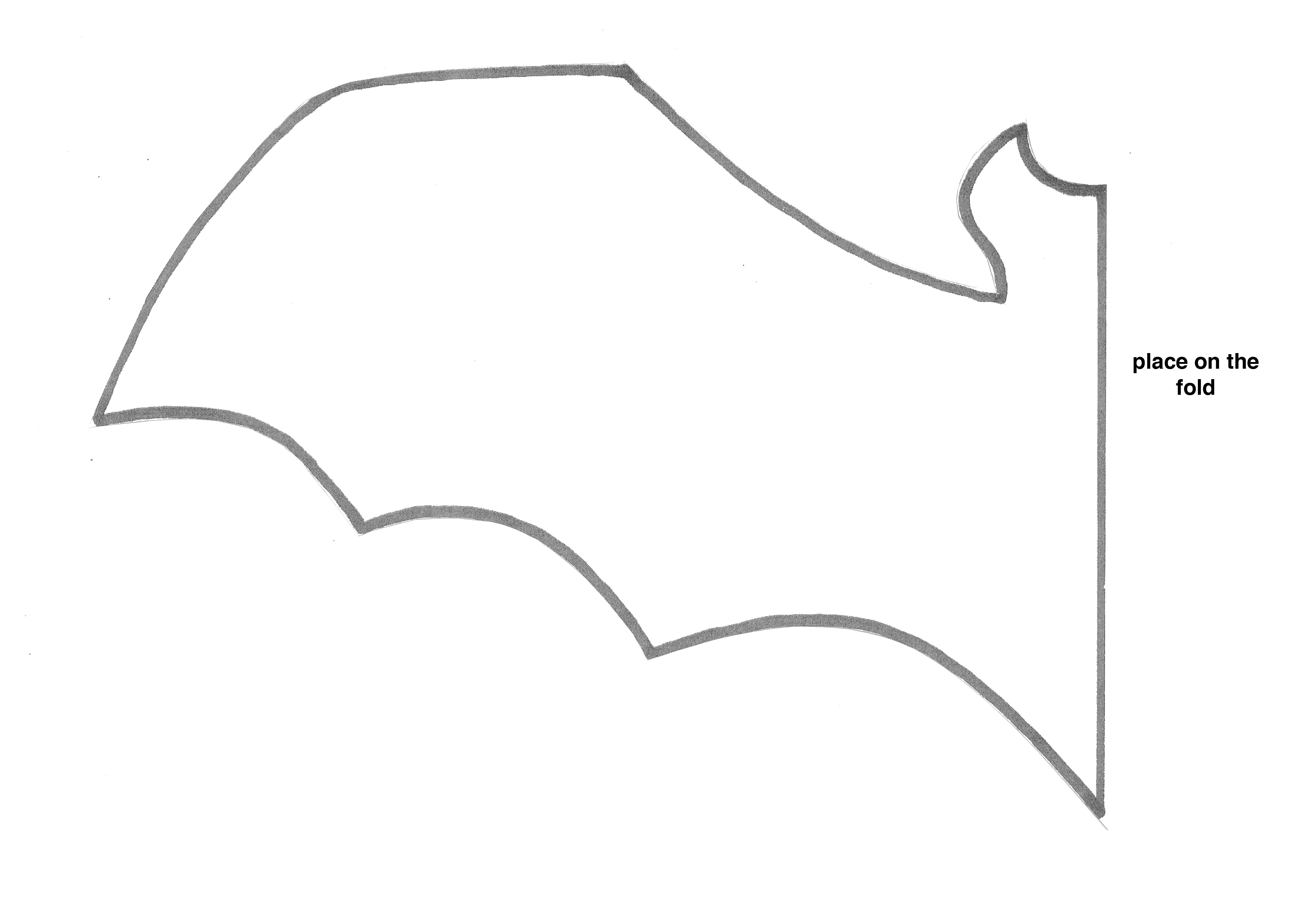 Printable Bat Wings Template Clip Art Library