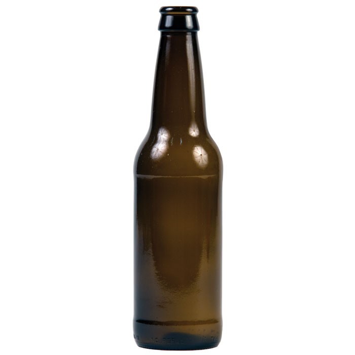 12 oz Beer Bottles - Amber Glass - Case of 24 | Midwest Supplies