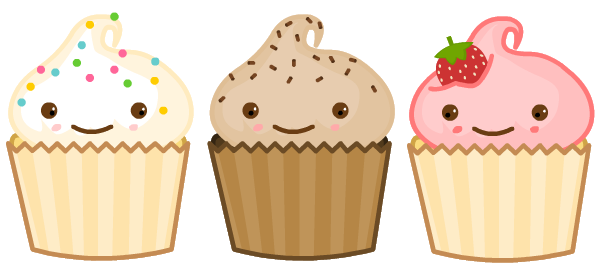 animated cupcakes - Clip Art Library