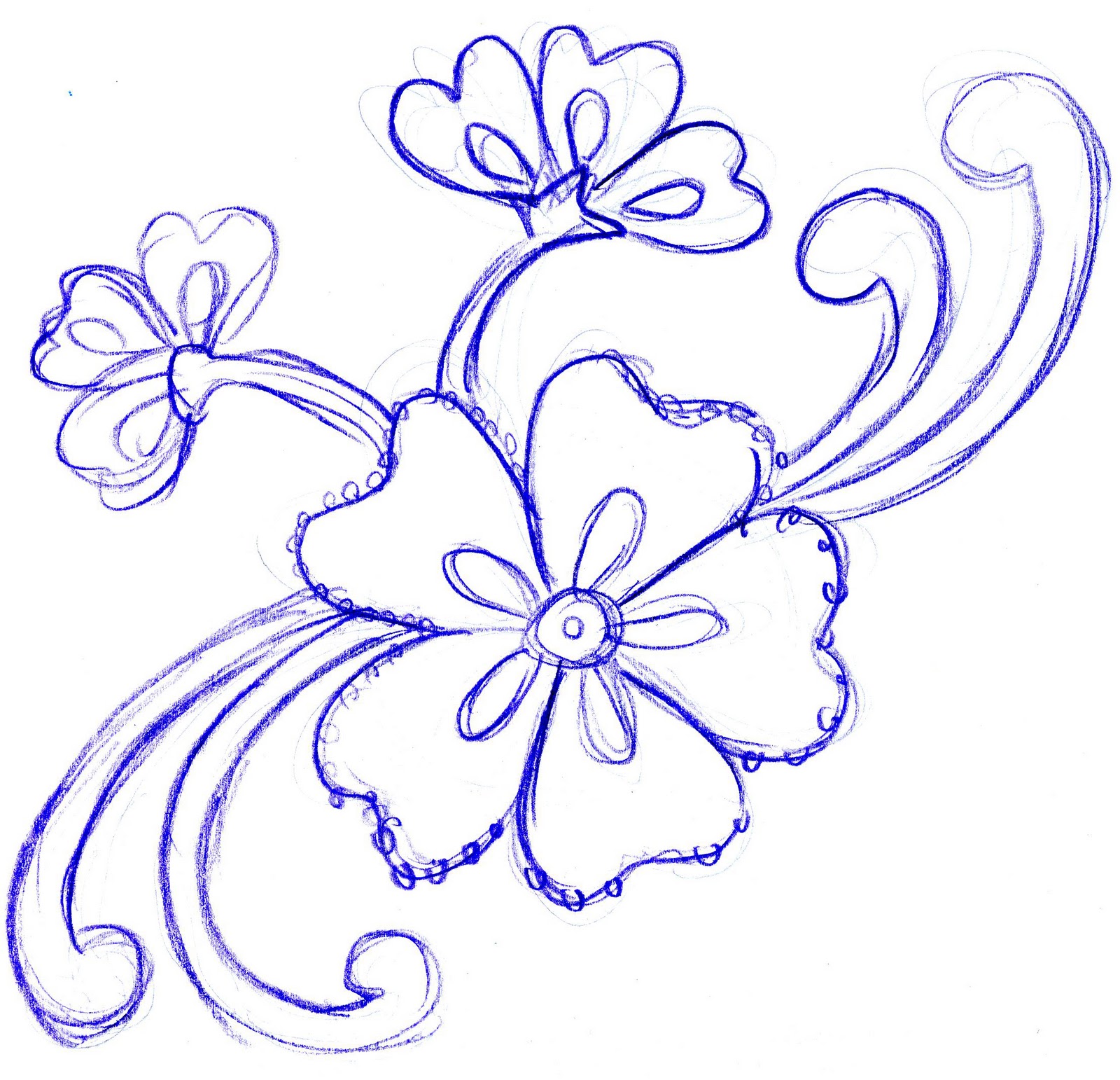 Free Simple Flower Sketch, Download Free Simple Flower Sketch png