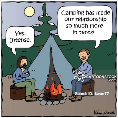 Camping Site Cartoons and Comics - funny pictures from CartoonStock