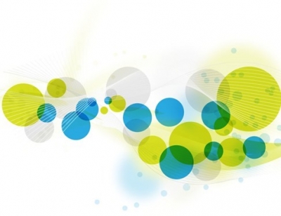 Abstract Circles Background Vector Graphic Art - Free Vector for