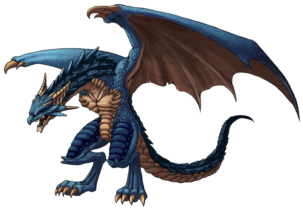 Flying Magic Dragon - Characters  Art - Arc Rise Fantasia
