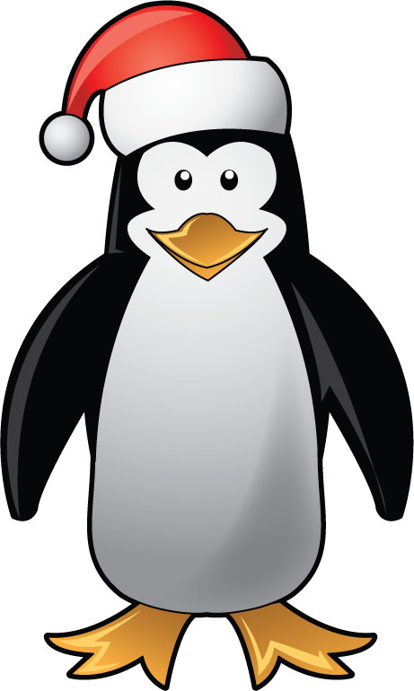 Free Clip-Art: Holiday Clip-Art   Christmas   Christmas Penguin 