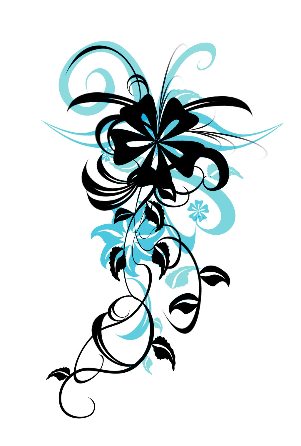 Flower tattoo by Pittyputty on Clipart library