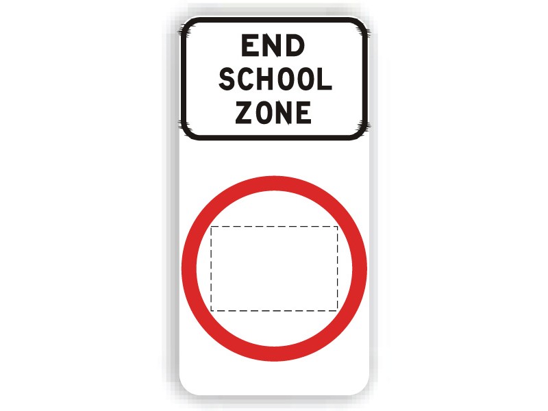 End School Zone Speed Limit (SA ONLY) Signs, R4-SA59A-1 - Artcraft 