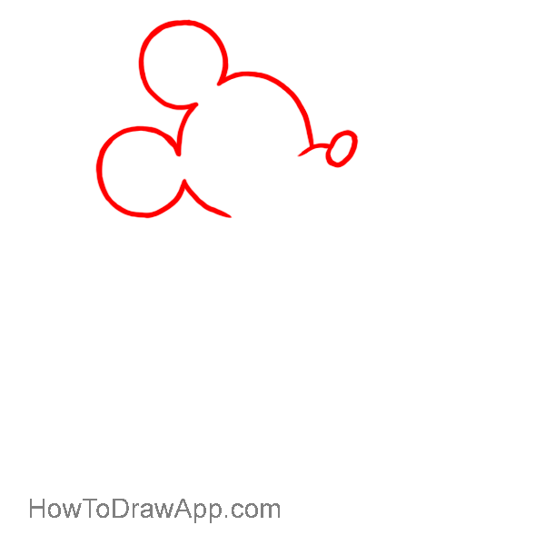 Learn how to draw Mickey Mouse step by step, easy drawing 