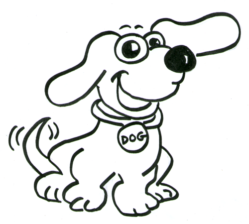 Cartoon Drawings Of Dogs - Clipart library