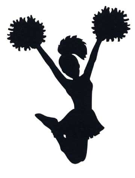 Cheerleader clip art - vector clip art online, royalty free 