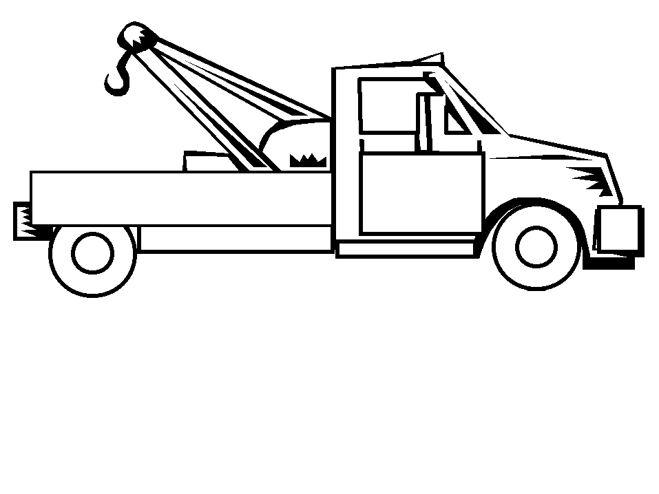 Coloring Page Truck Pages 12 Clip Art Library Clipart