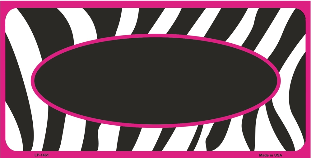 Pink And Black Zebra Background