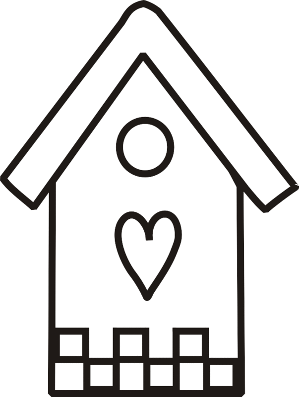 Birdhouse Coloring Pages 368 | Free Printable Coloring Pages