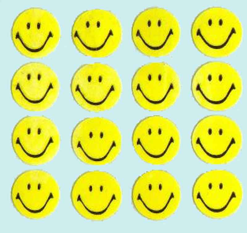 Mini Smiley Happy Face Stickers - �4.95 : Stickermagic, The no. 1 