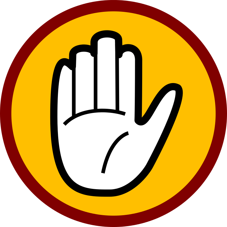 File:Stop hand caution - Wikimedia Commons