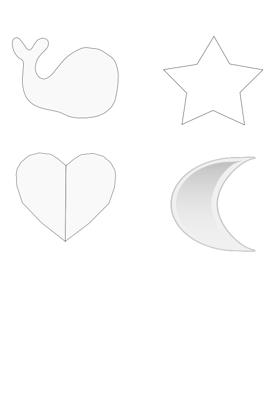 Heart silhouette Free Vector 