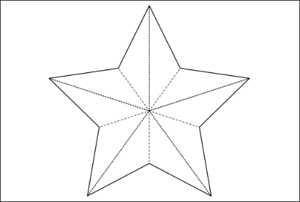 Star Template With Lines from clipart-library.com