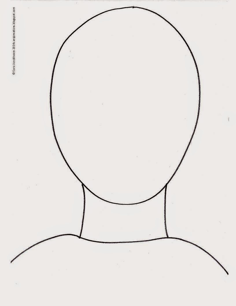 Images For  Face Outline Template For Children