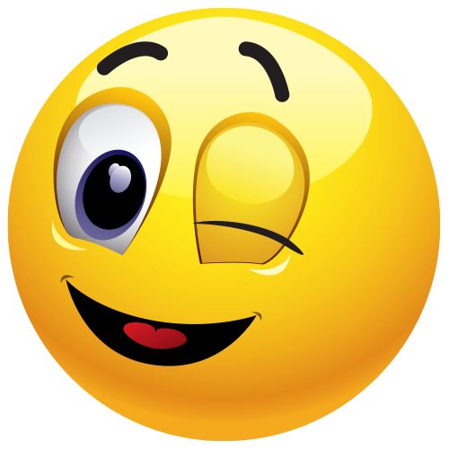 Winking Emoticon - Send this wink in a chat message or post to an 