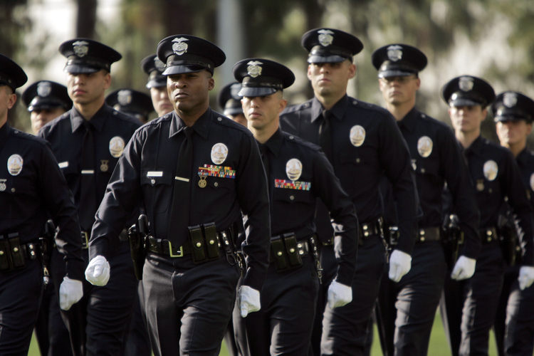 Black patrol milf police officers with big image